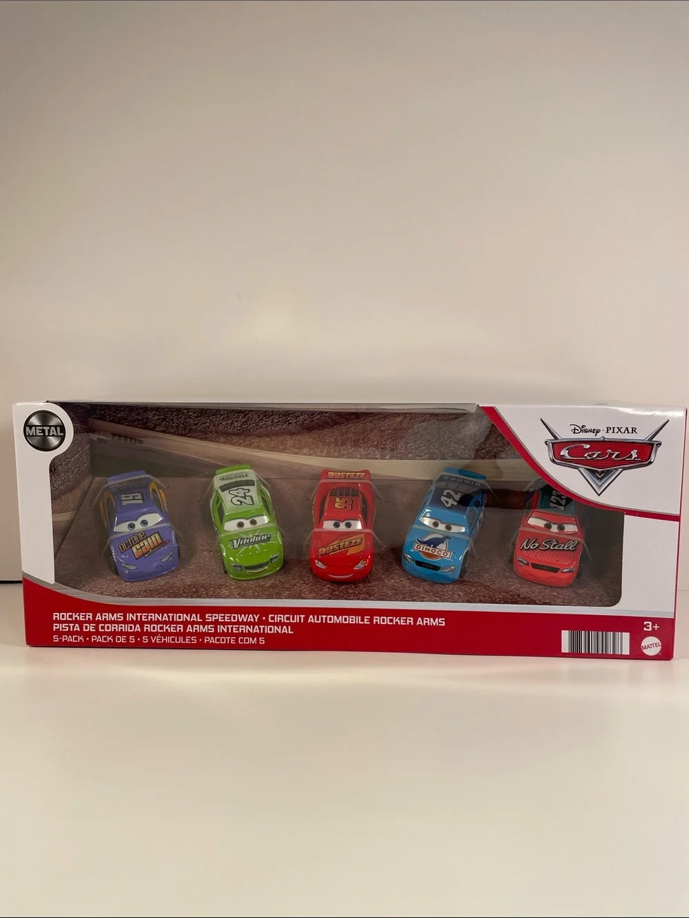 Mattel Disney Pixar Cars 5-Pack - Blue, Green, Red, Light Blue, Red